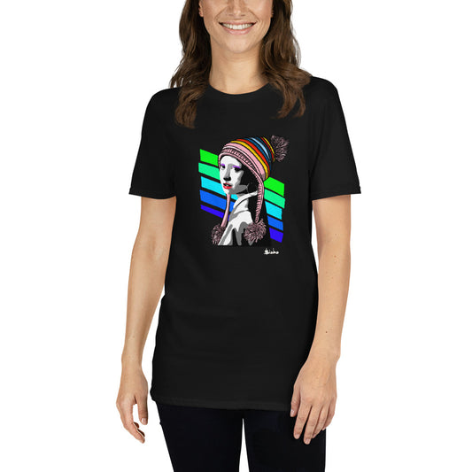 The girl with the different earring - Unisex Short Sleeve T-Shirt