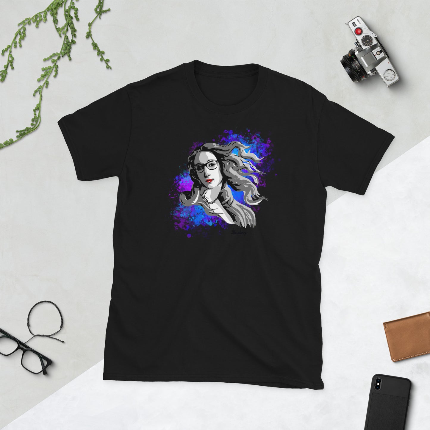 La Venere di Botticelli in una versione moderna - Maglietta unisex a maniche corte