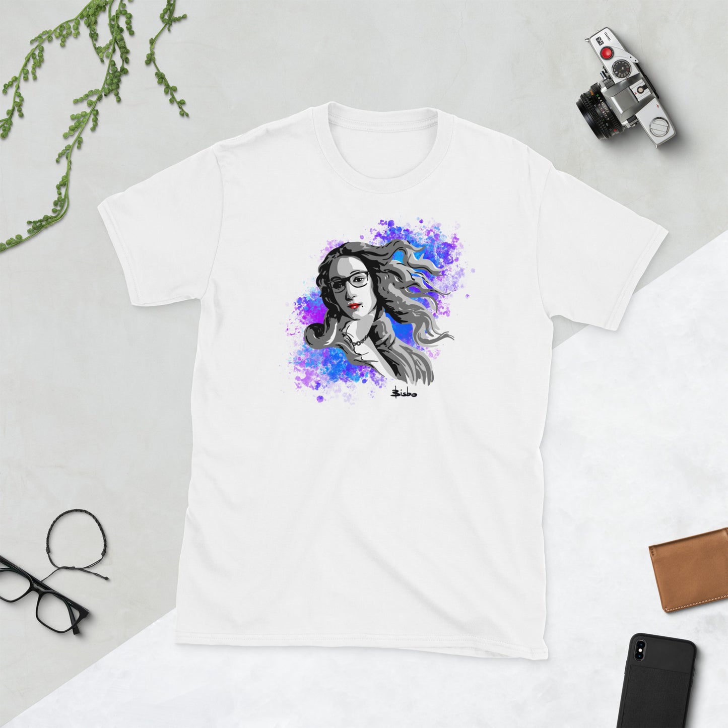 La Venere di Botticelli in una versione moderna - Maglietta unisex a maniche corte