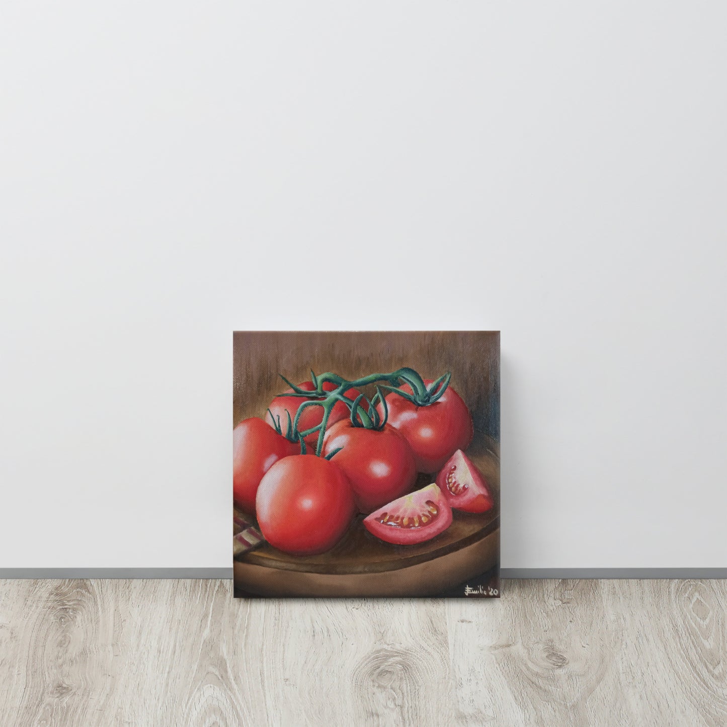 Tomatoes - Oil on Canvas - Still life